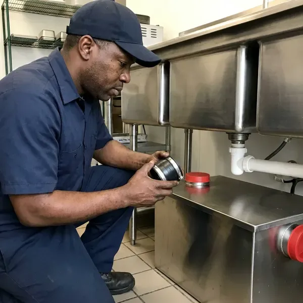 Local grease trap installation by GLN Plumbing, Newark, NJ