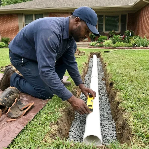 GLN Plumbing technician providing sewer repair in Newark, NJ