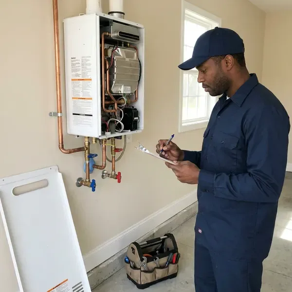 Local tankless water heater repair by GLN Plumbing, Newark, NJ