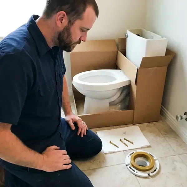 Professional toilet installation, Newark, NJ