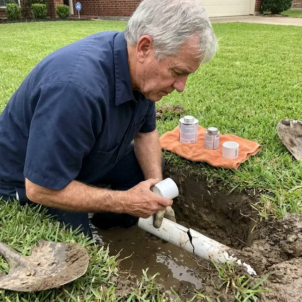 GLN Plumbing technician providing water line repair in Newark, NJ
